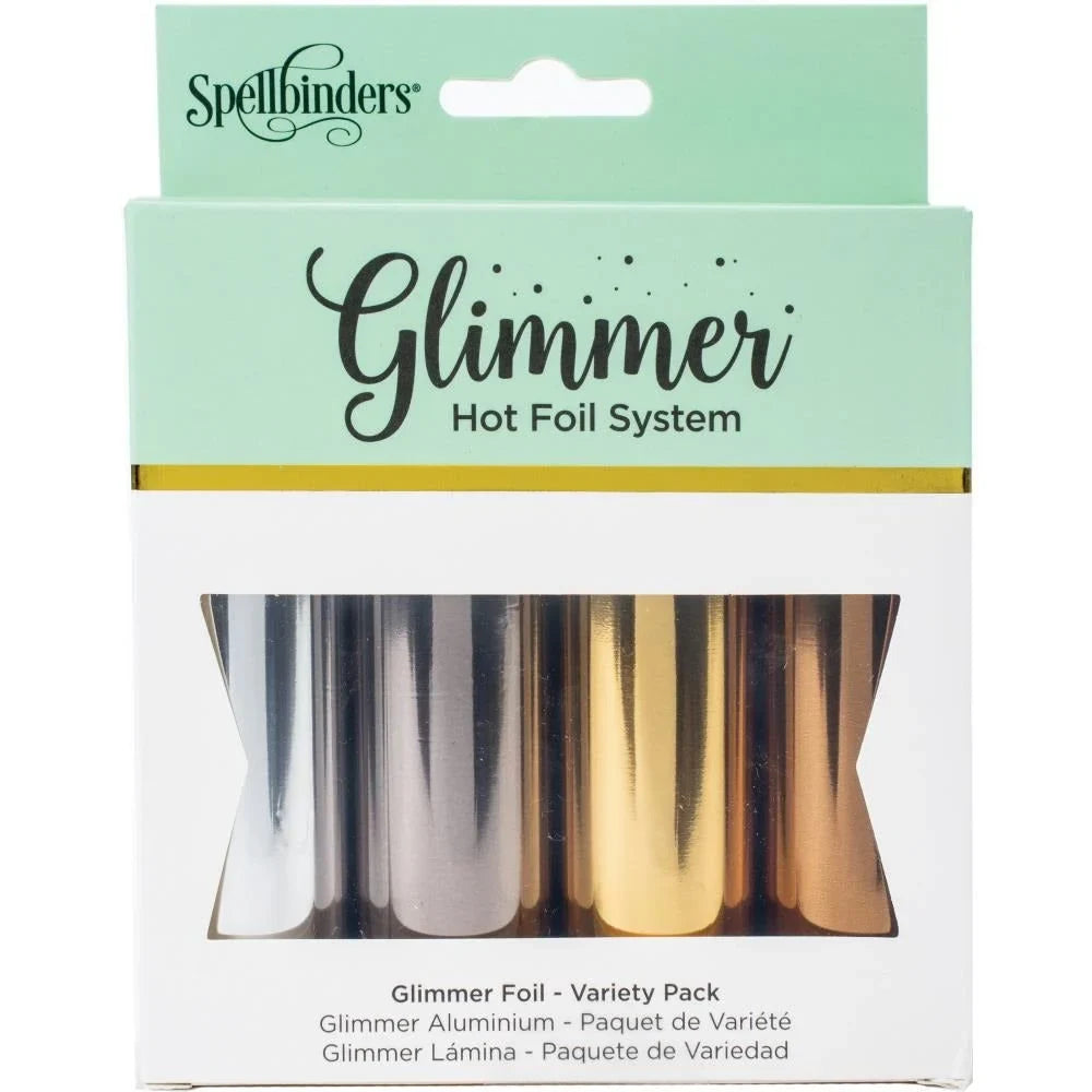 Spellbinders Glimmer Foil - Variety Pack Metallics 4/pk - Honey Bee Stamps