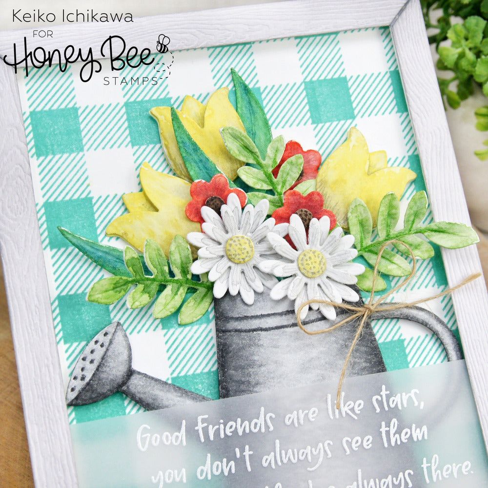 Spring Bouquets - Honey Cuts - Stand - Alone Dies - Honey Bee Stamps