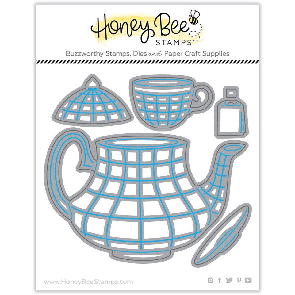 Teapot & Cup - Honey Cuts - Stand - Alone Dies - Honey Bee Stamps