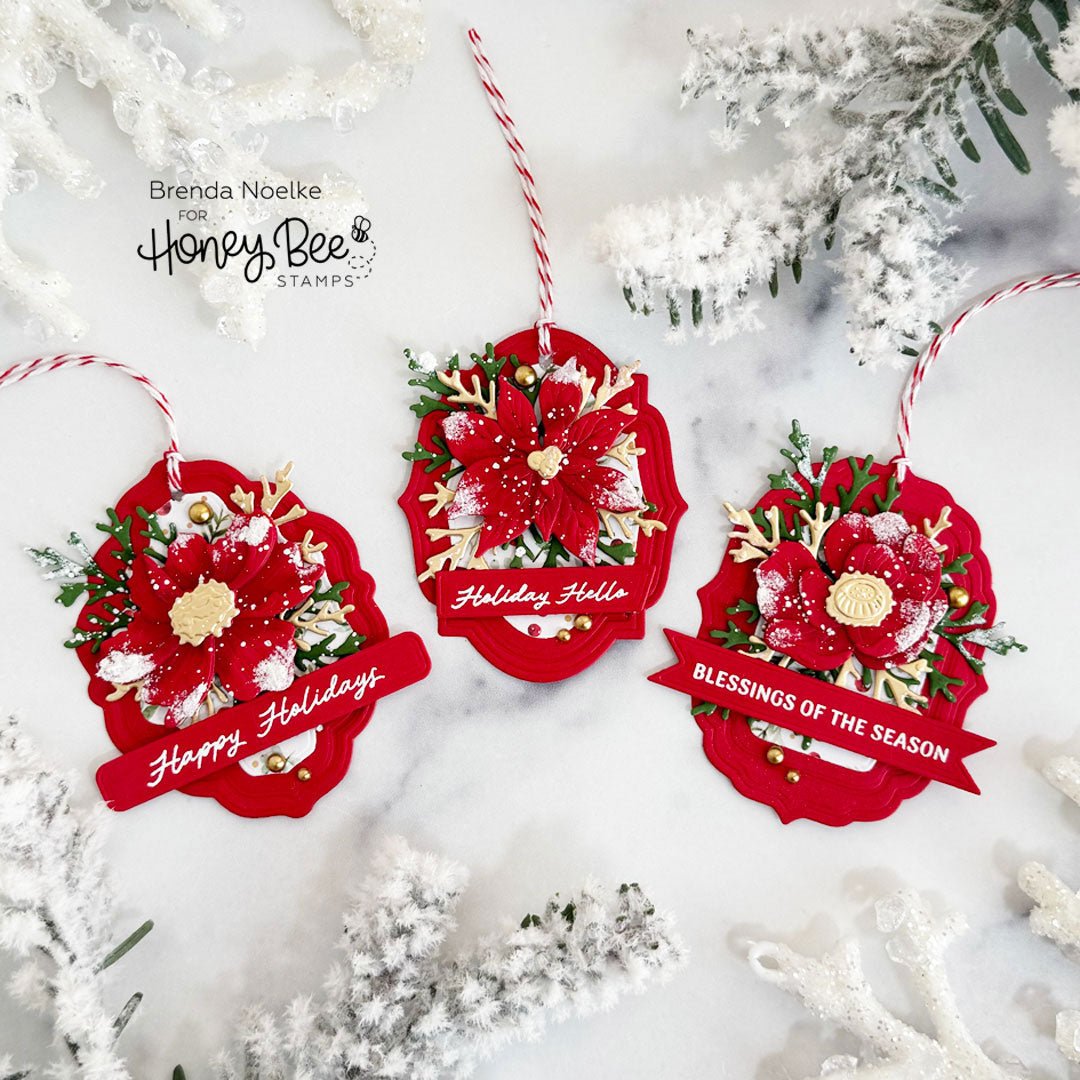 Christmas Tag Week - Let's Make Handmade Christmas Tags! - Honey Bee Stamps