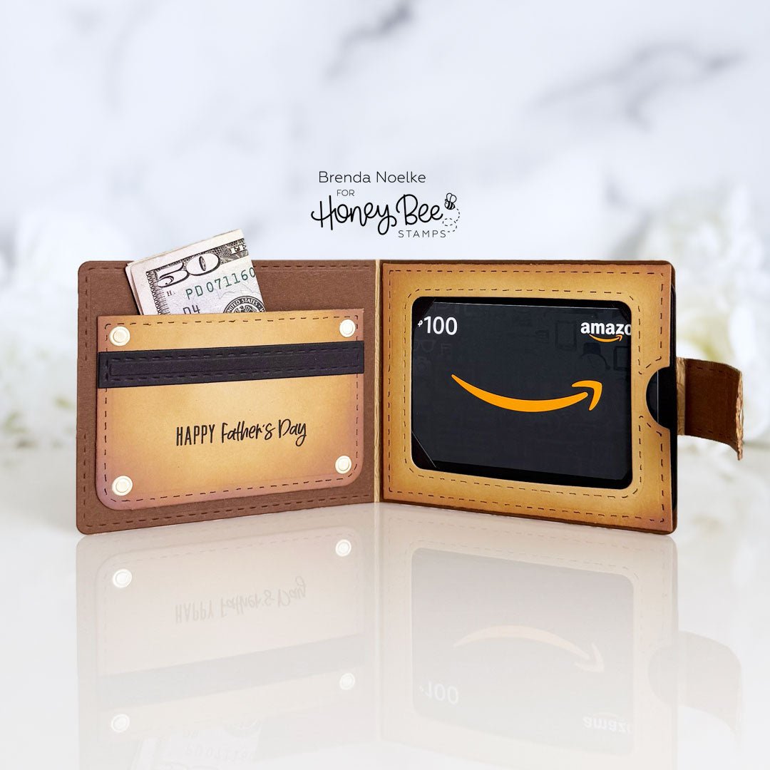 Happy Father's Day Wallet for Dad - Honey Bee Stamps