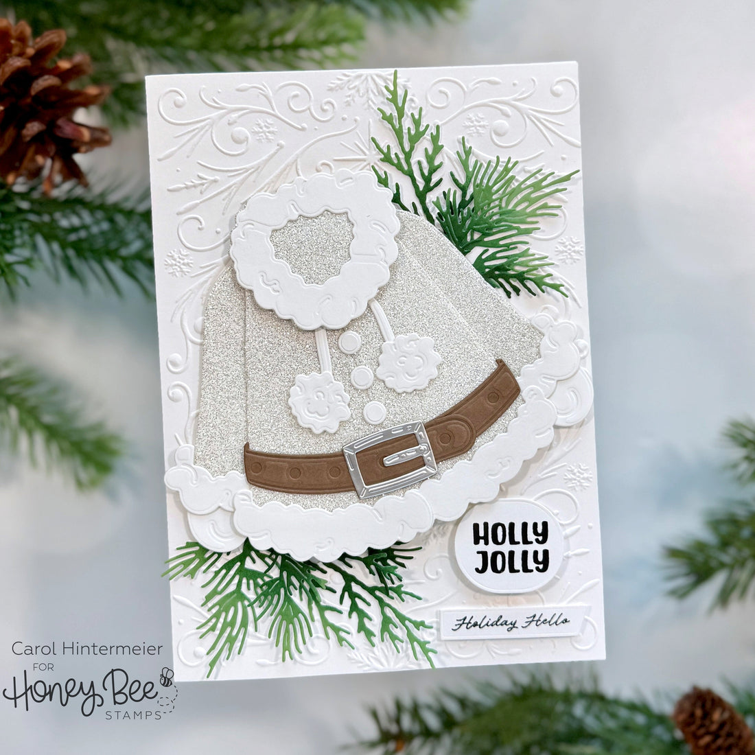 Holly Jolly Holiday Hello - Honey Bee Stamps