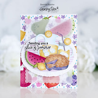 Sending You a Slice of Summer - Honey Bee Stamps