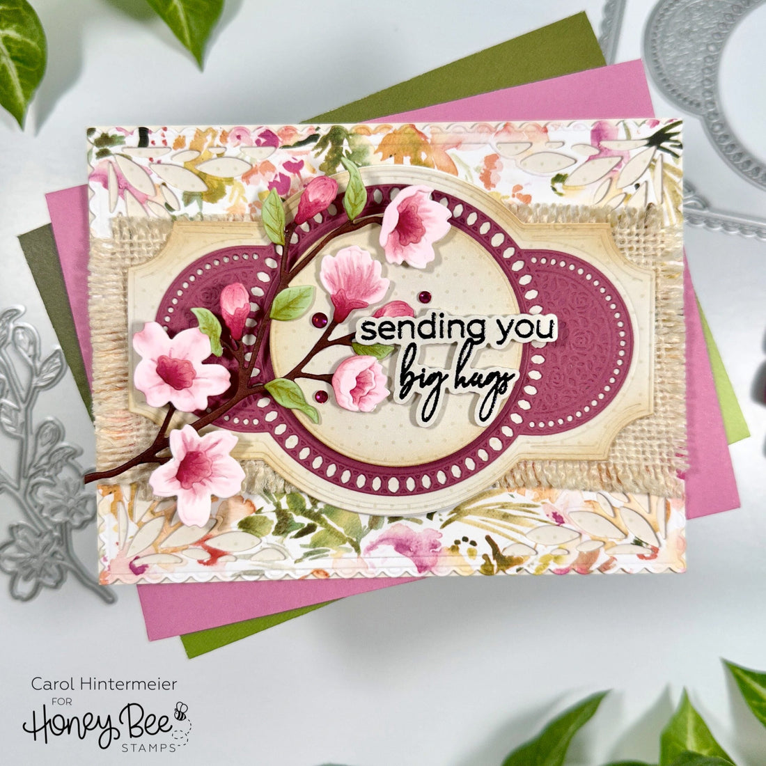 Sending You Big Hugs - Honey Bee Stamps