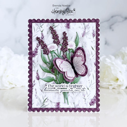 The World Is Brighter Because You're In It - Honey Bee Stamps