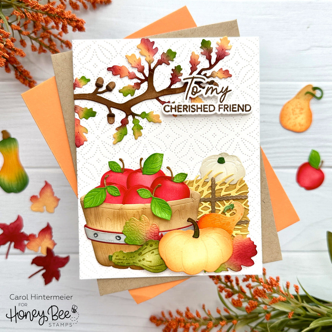 To My Cherished Friend - Honey Bee Stamps