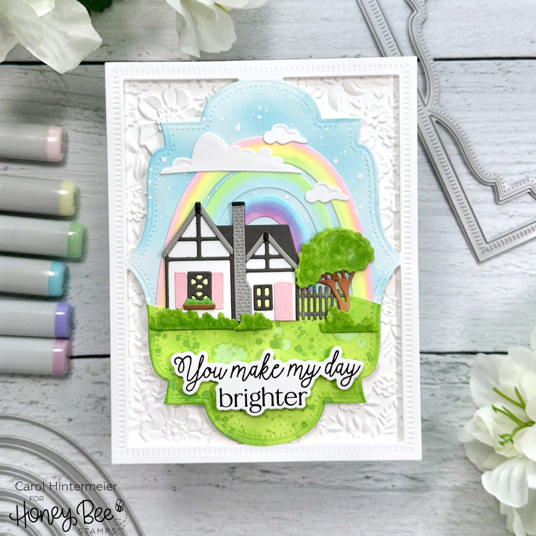 You Make My Day Brighter! - Honey Bee Stamps