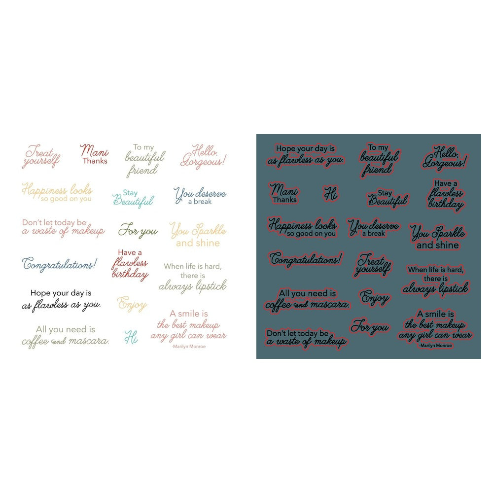 Flawless Friend Stamp Set and Coordinating Honey Cuts Bundle