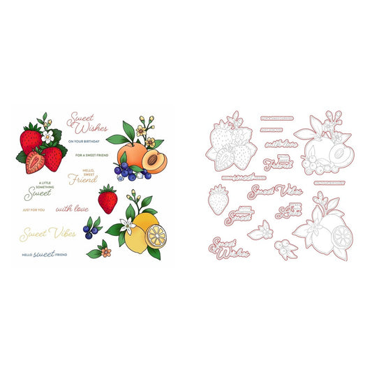 Picked With Love Stamp Set and Coordinating Honey Cuts Bundle