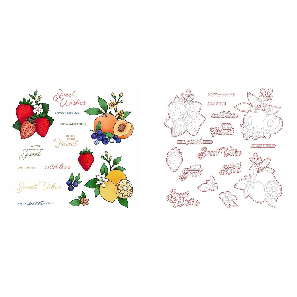 Picked With Love Stamp Set and Coordinating Honey Cuts Bundle