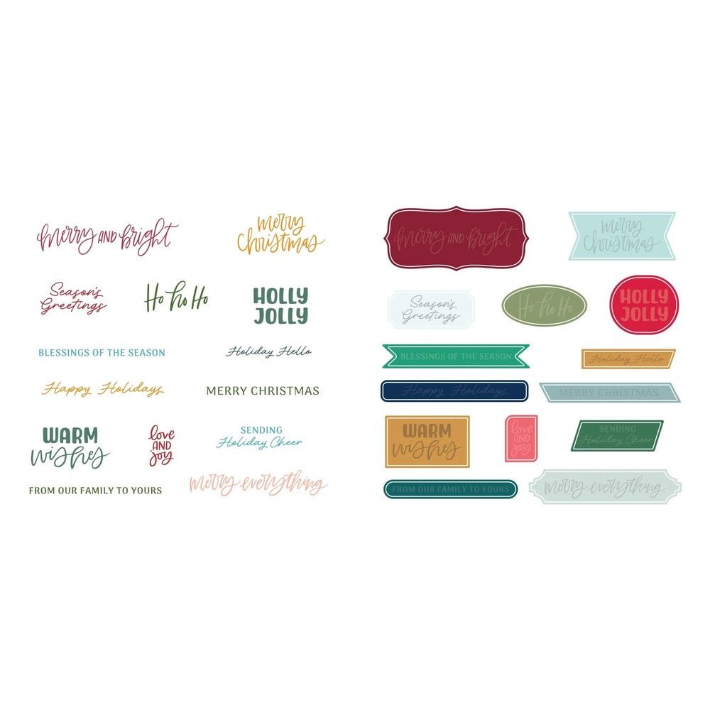 Simply Stated: Holiday Stamp Set and Coordinating Honey Cuts Bundle