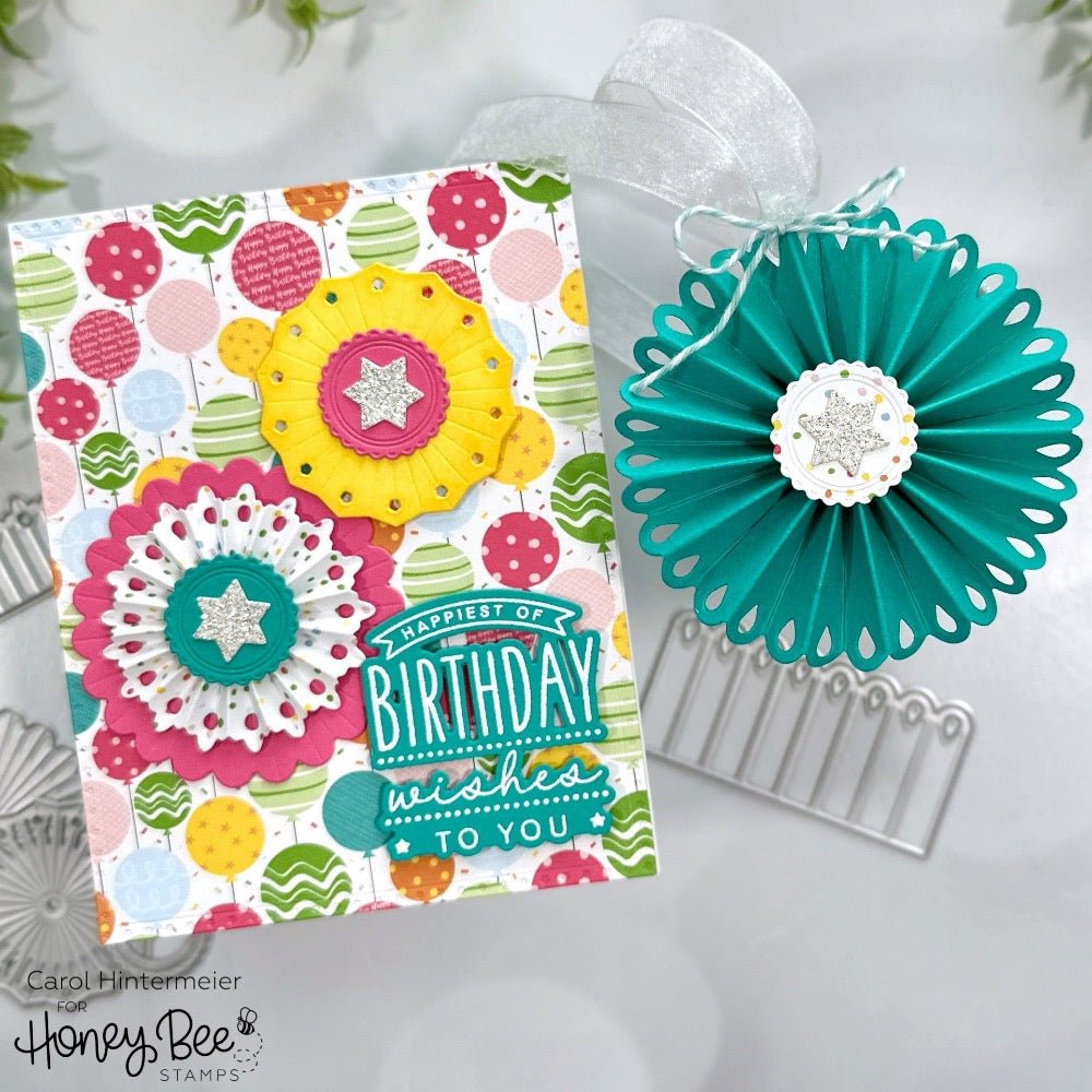 3D Rosette - Honey Cuts - Stand - Alone Dies - Honey Bee Stamps