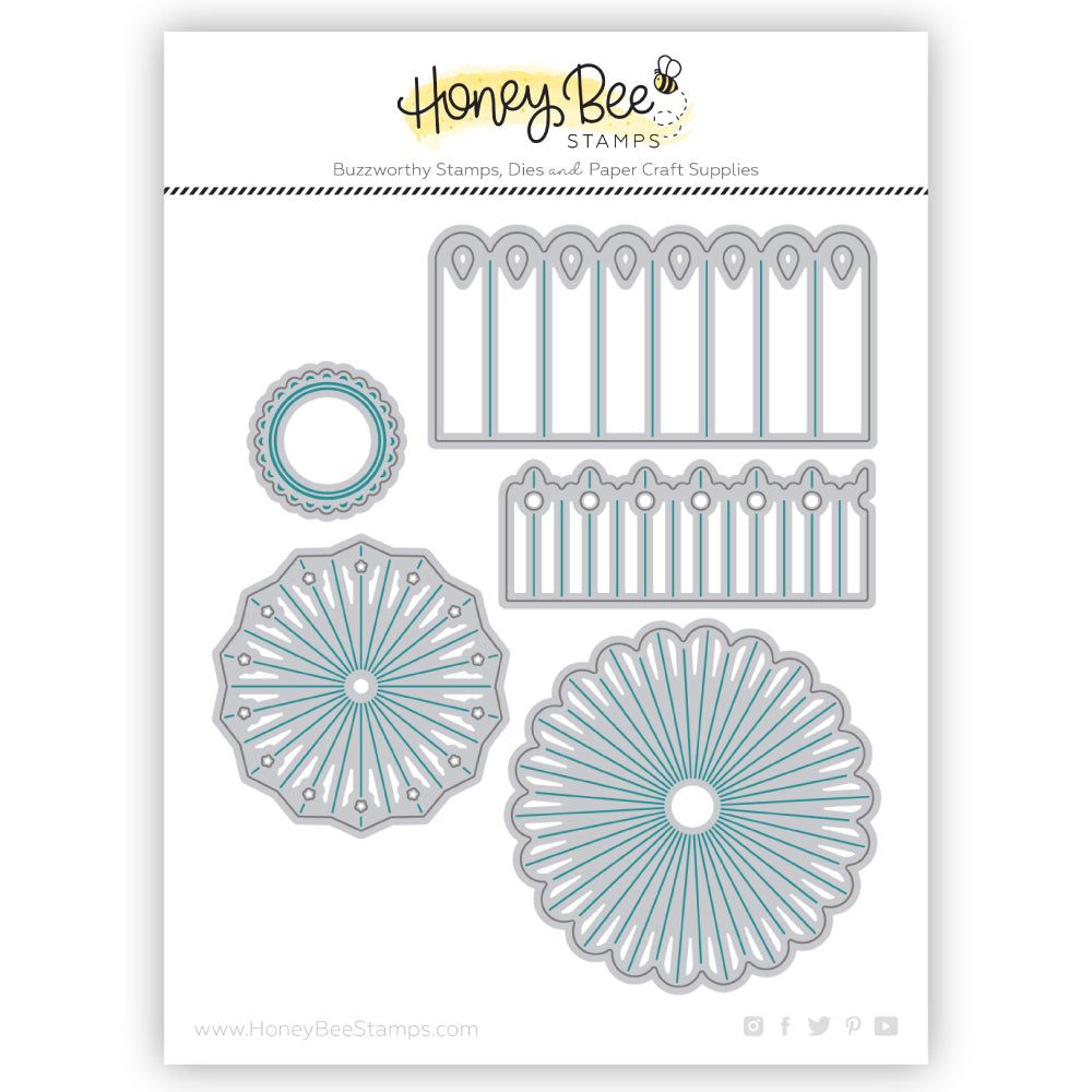 3D Rosette - Honey Cuts - Stand - Alone Dies - Honey Bee Stamps