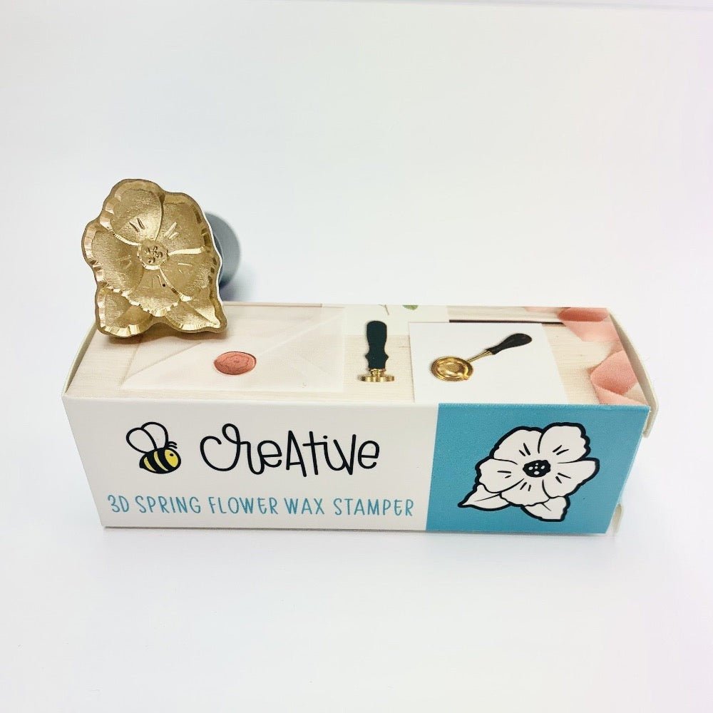 3D Spring Flower - Wax Stamper - Honey Bee Stamps