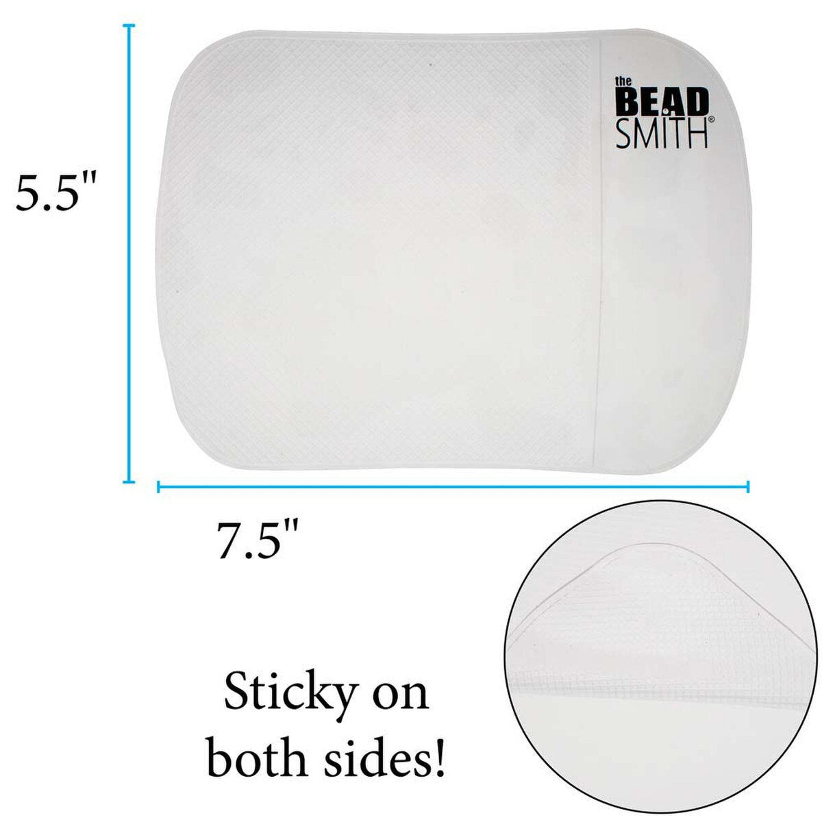 7.5" x 5.5" Large Clear Sticky Bead and Embellishment Mat - Honey Bee Stamps