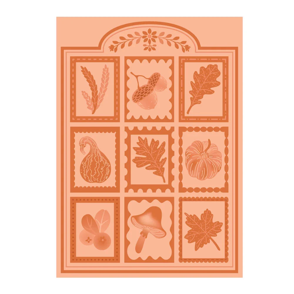 Autumn Keepsakes - 3D Embossing Folder