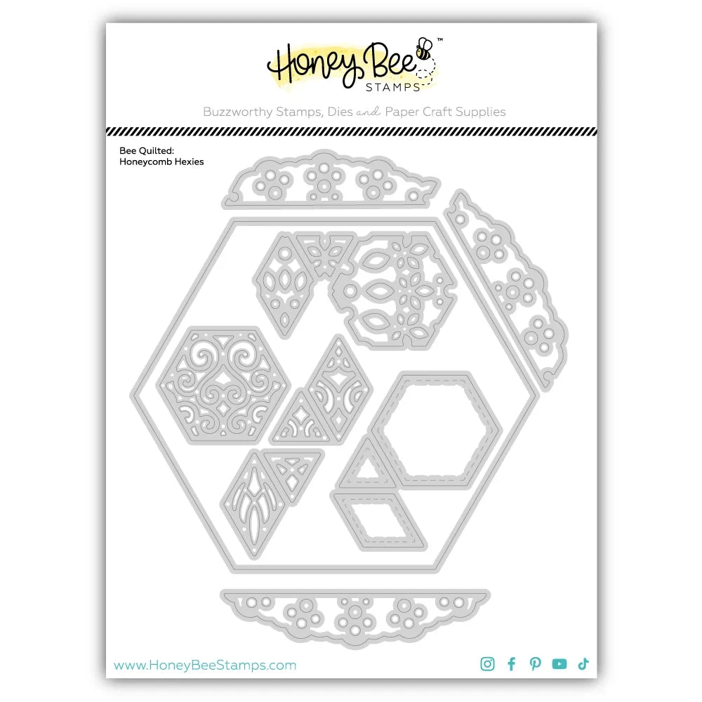 Bee Quilted: Honeycomb Hexies - Honey Cuts Stand-Alone Dies