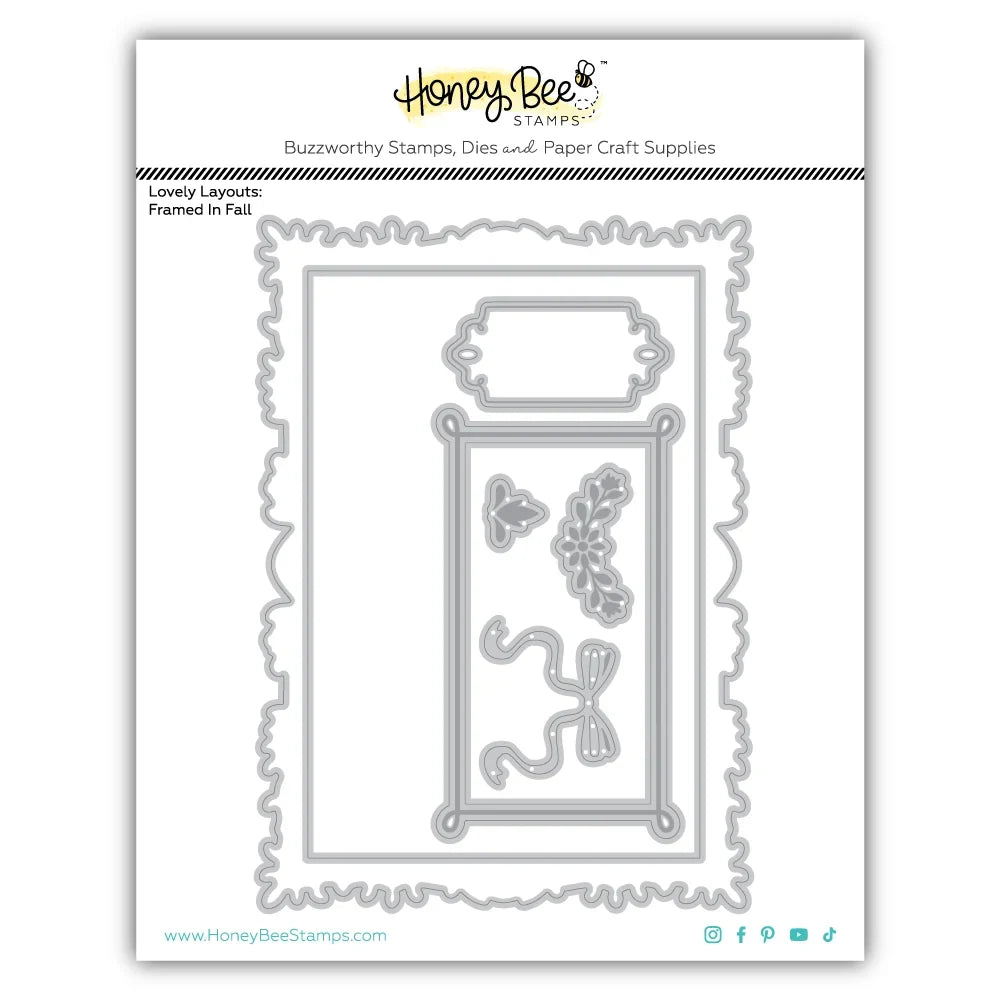 Lovely Layouts: Framed In Fall - Honey Cuts Stand-Alone Dies