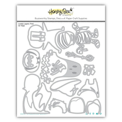 Lovely Layers: Trick Or Treat - Honey Cuts Stand-Alone Dies