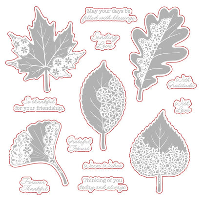 Forever Thankful - Honey Cuts Coordinating Dies