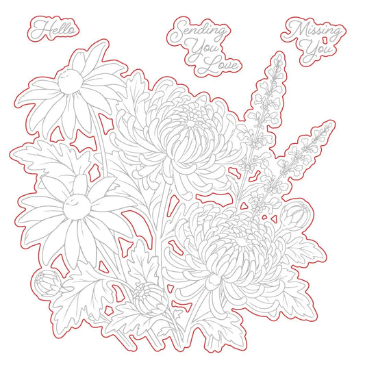 Harvest Blooms - Honey Cuts Coordinating Dies