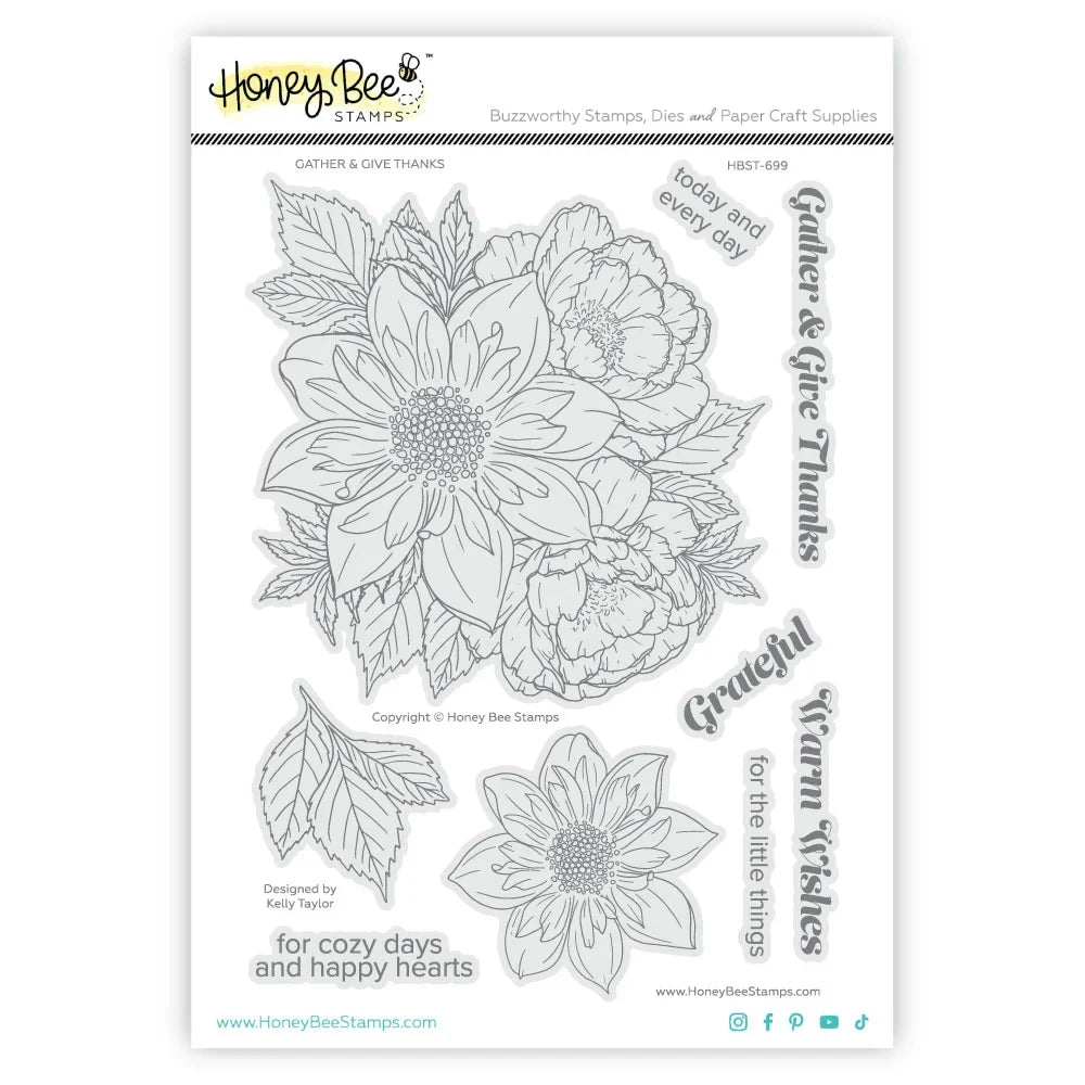 Gather and Give Thanks Stamp Set