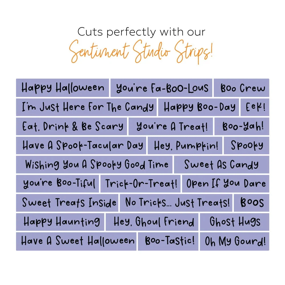 Sentiment Studio: Strips - Honey Cuts Coordinating Dies