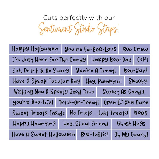 Sentiment Studio: Strips - Honey Cuts Coordinating Dies
