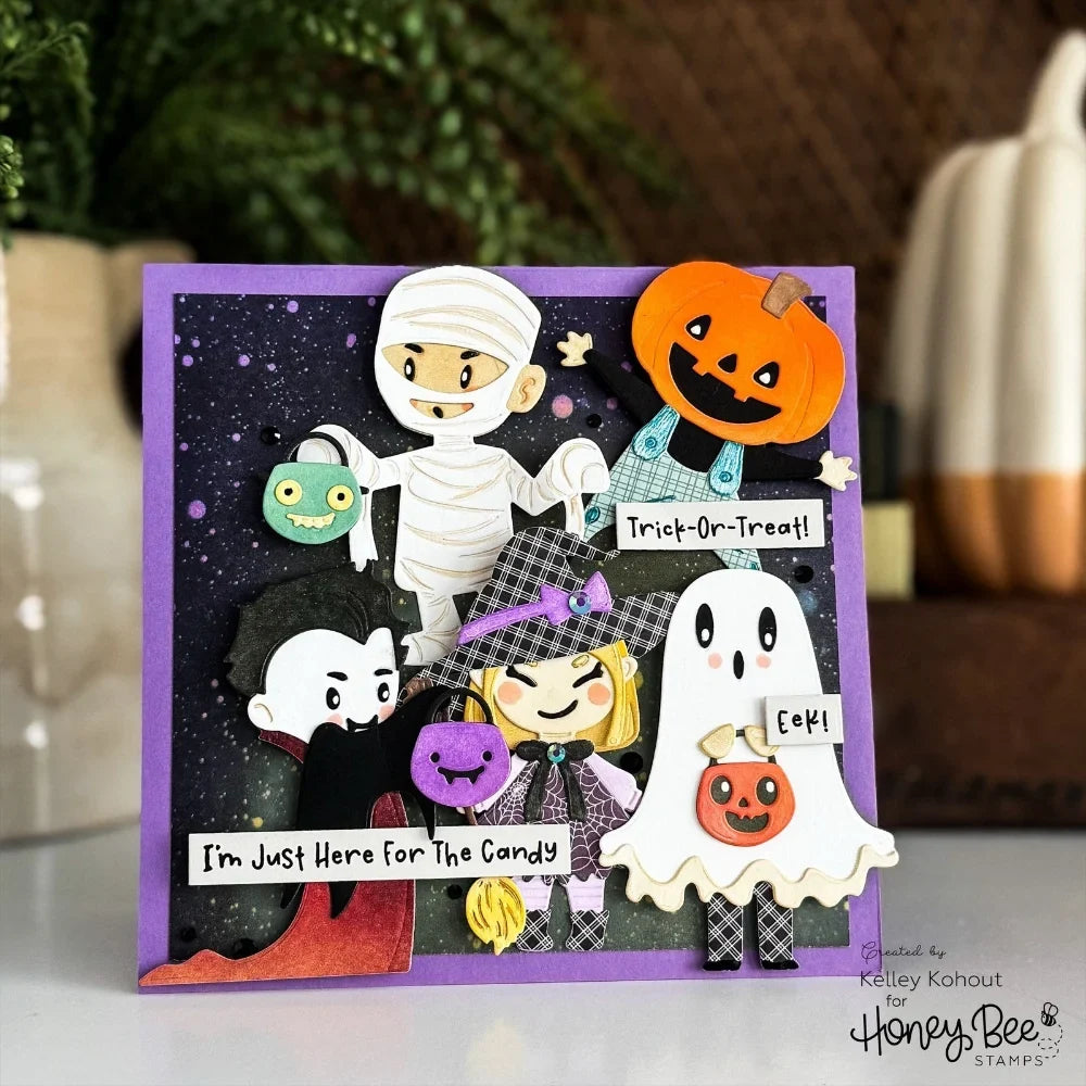 Lovely Layers: Trick Or Treat - Honey Cuts Stand-Alone Dies