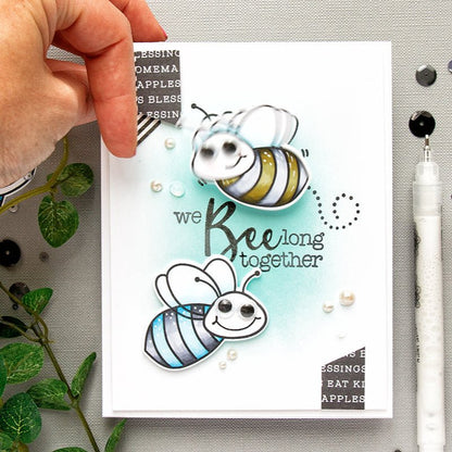 Action Wobbles - Pack of 10 Mini Action Springs - Honey Bee Stamps