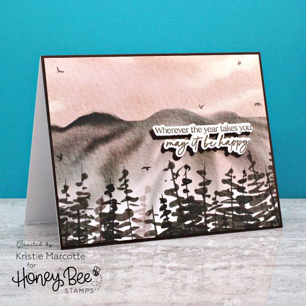 Adventure Awaits Paper Pad 6x8.5 - 24 Double - Sided Sheets - Honey Bee Stamps