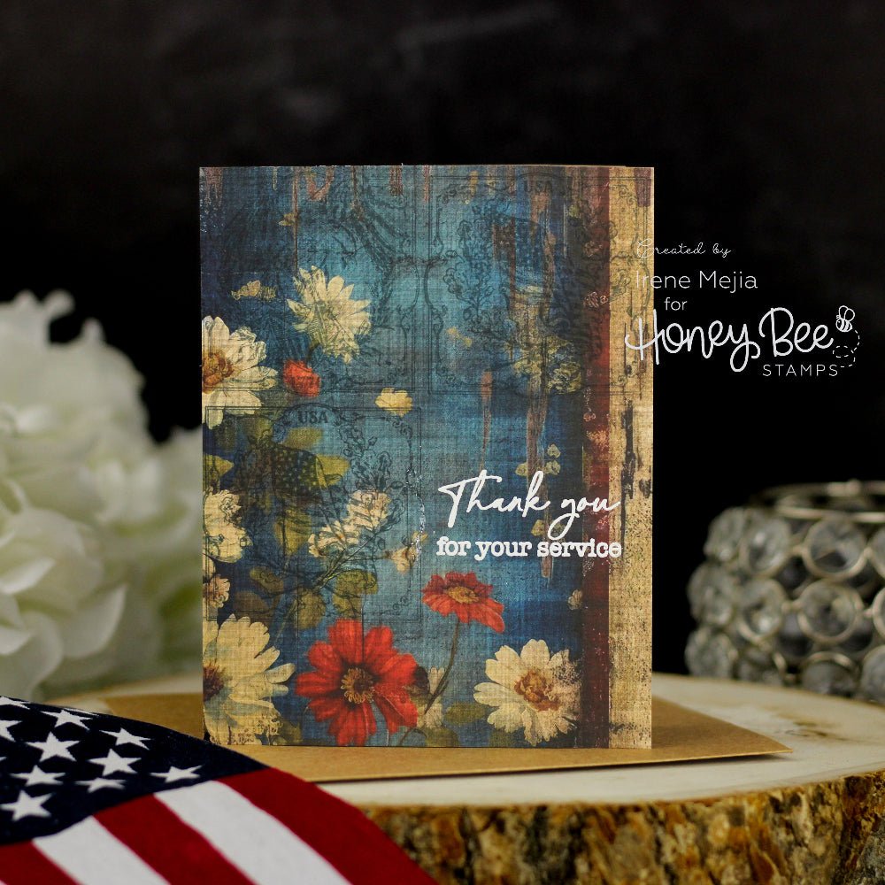 Americana Paper Pad 6x8.5 - 24 Double - Sided Sheets - Honey Bee Stamps