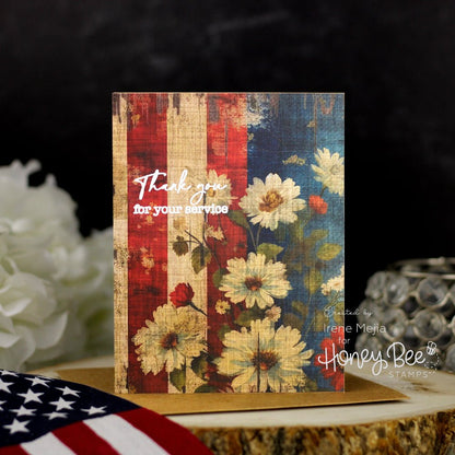 Americana Paper Pad 6x8.5 - 24 Double - Sided Sheets - Honey Bee Stamps