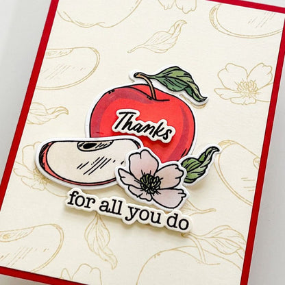 Awesome To The Core - 4x6 Photopolymer Stamp Set - Honey Bee Stamps