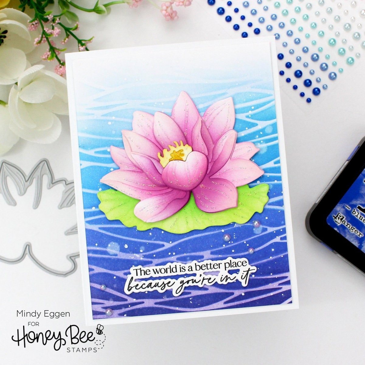 Be Still - 6x6 Photopolymer Stamp Set - Honey Bee Stamps