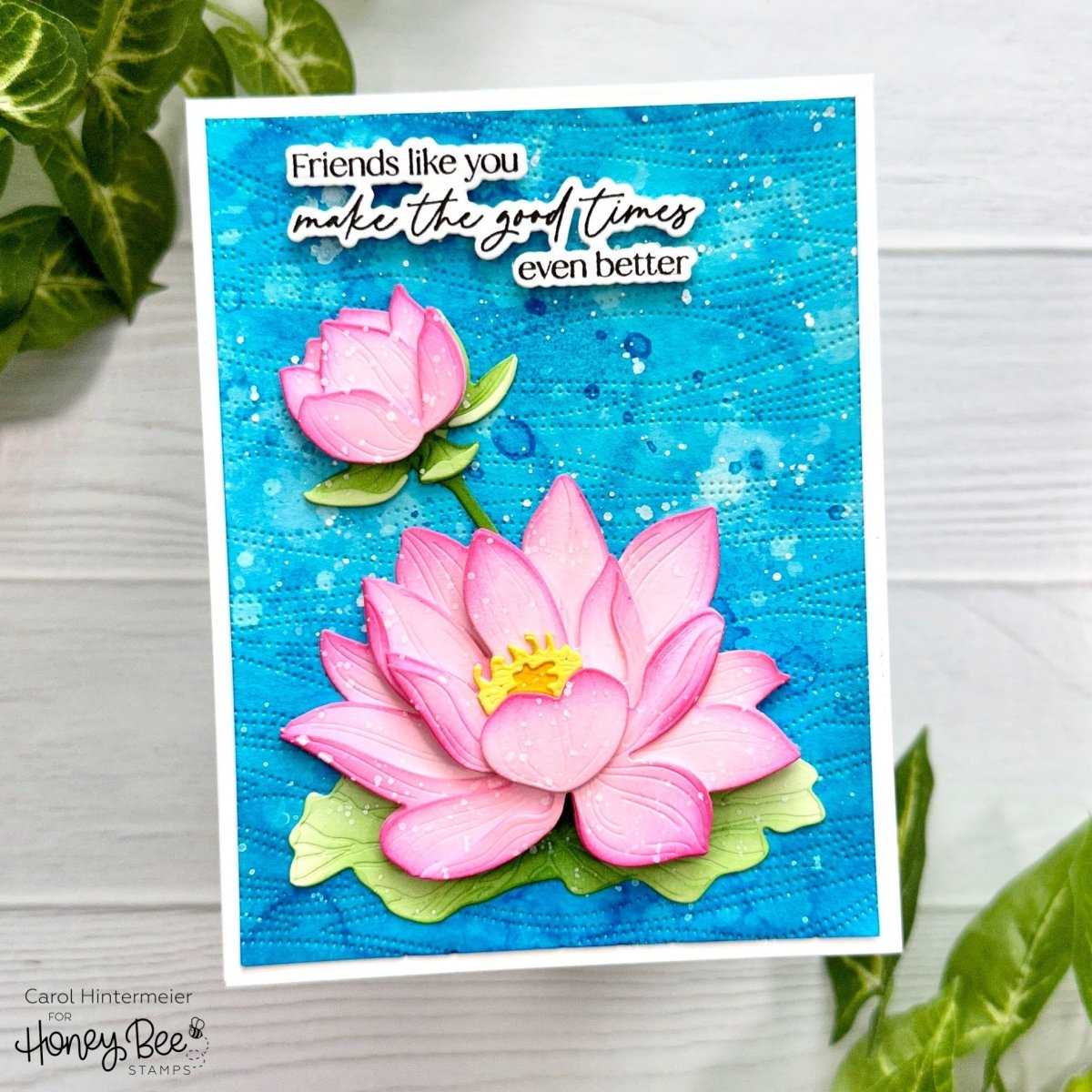 Be Still - 6x6 Photopolymer Stamp Set - Honey Bee Stamps