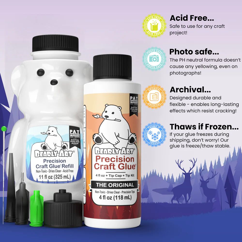 Bearly Art Precision Craft Glue - The Bundle - Honey Bee Stamps