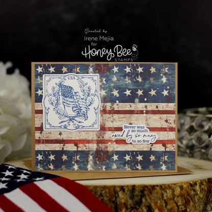 Because Of The Brave - Honey Cuts - Coordinating Dies - Honey Bee Stamps