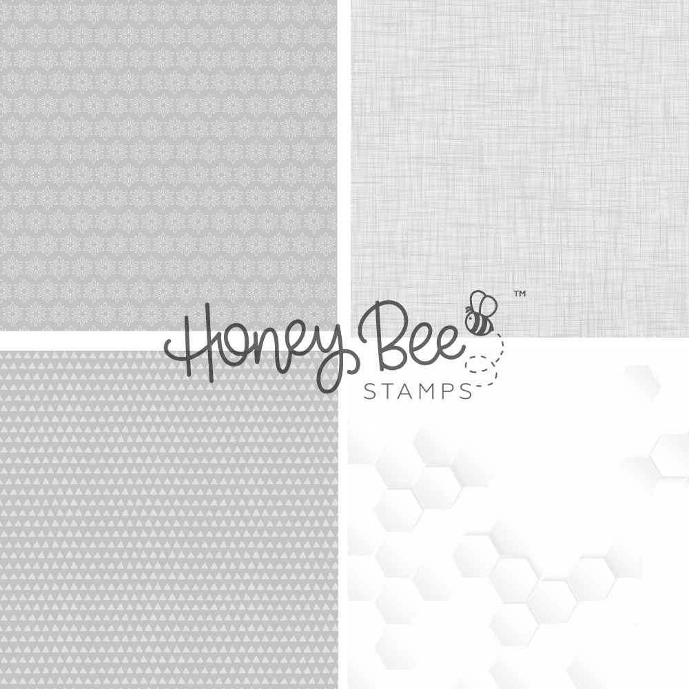 Bee Bliss - 5.5"x8.5" - 24 Double-Sided Sheets - Includes Paper Organizer! - Honey Bee Stamps