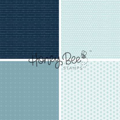 Bee Bliss - 5.5"x8.5" - 24 Double-Sided Sheets - Includes Paper Organizer! - Honey Bee Stamps