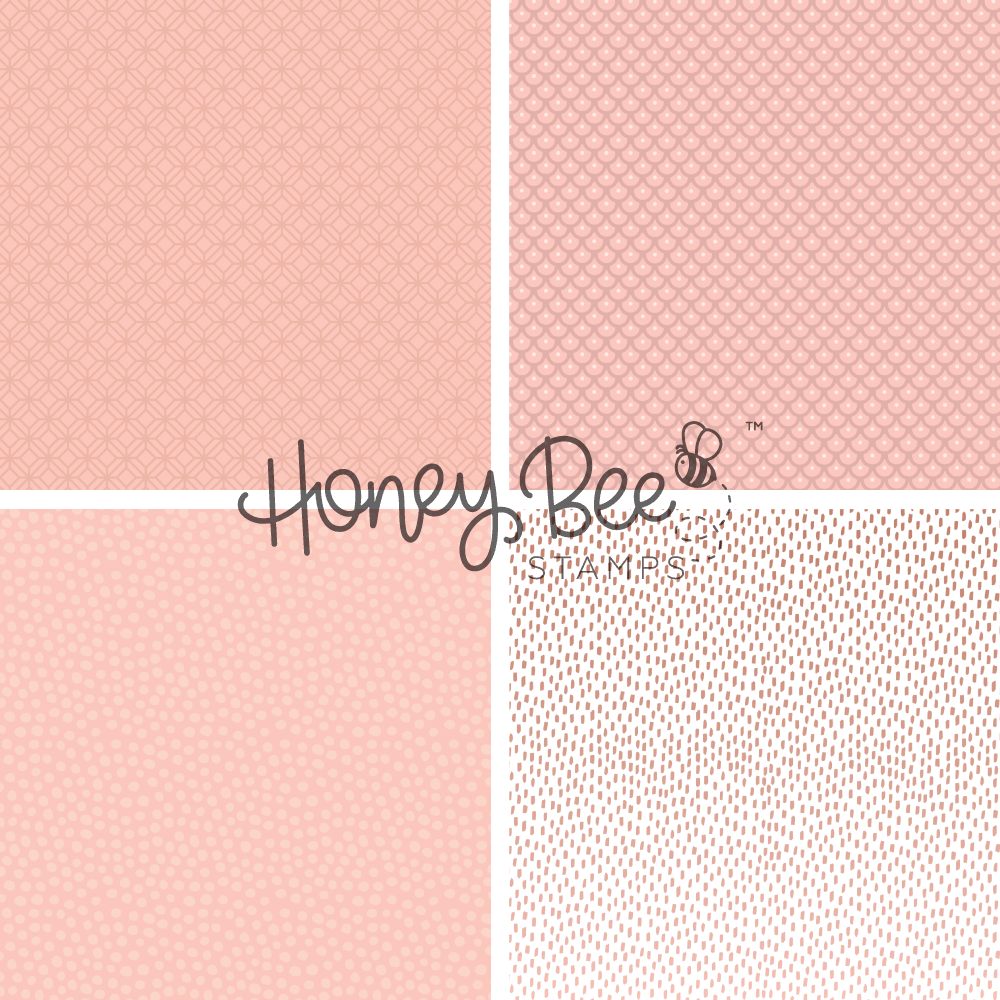 Bee Bliss - 5.5"x8.5" - 24 Double-Sided Sheets - Includes Paper Organizer! - Honey Bee Stamps