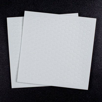 Bee Creative 1/4" White Honeycomb Foam - 494 Ultra Thin Hexagon Foam Dots | Double - Sided Adhesive | 1mm Thick - Honey Bee Stamps