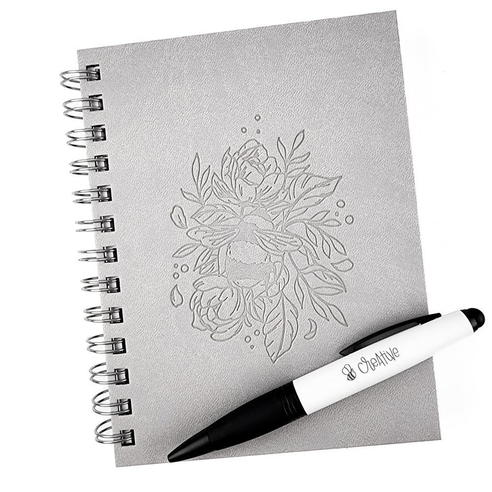 Bee Creative 5x7" Spiral Notebook - Retiring - Honey Bee Stamps