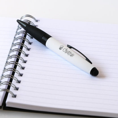 Bee Creative B&W Stylus Pen - Retiring - Honey Bee Stamps