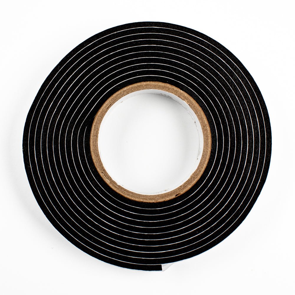 Bee Creative Foam Tape Roll – Black Double - Sided Adhesive | 1/2" x 2.2 Yards | 2mm Thick - Honey Bee Stamps