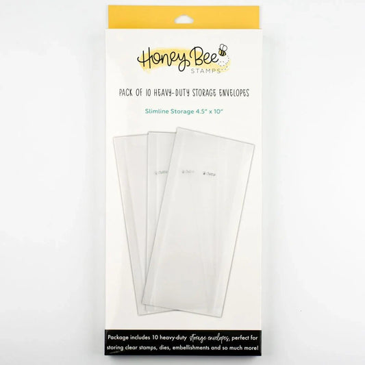 Bee Creative - Slimline Storage Pockets 4.5" x 10" - Honey Bee Stamps