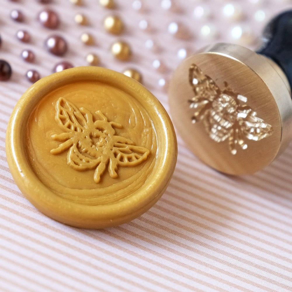 Bee Creative Wax Stamper - Vintage Bee - Honey Bee Stamps