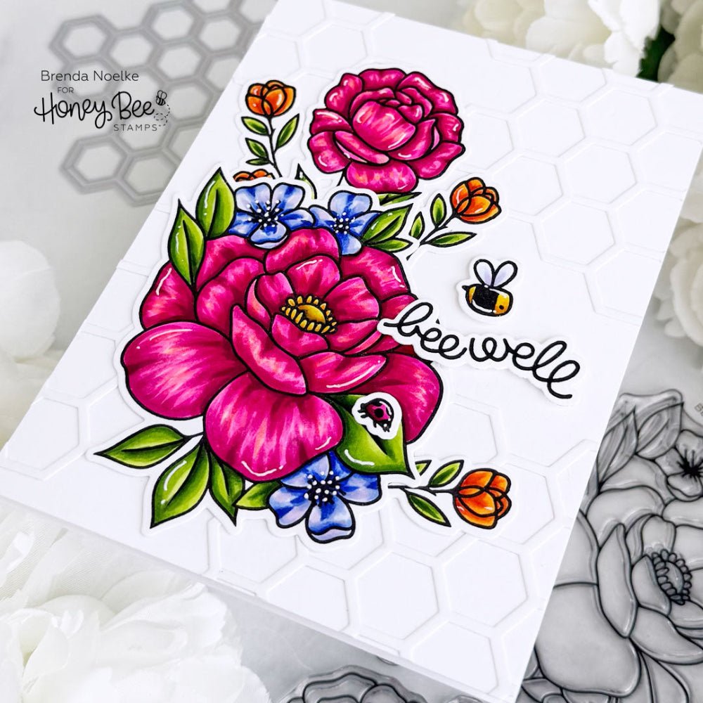 Bee Well - Honey Cuts Coordinating Dies by Paper Smooches - Honey Bee Stamps
