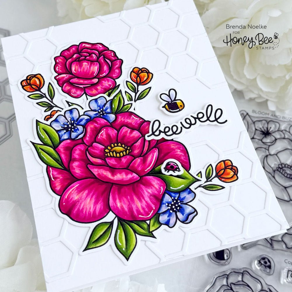 Bee Well - Honey Cuts Coordinating Dies by Paper Smooches - Honey Bee Stamps