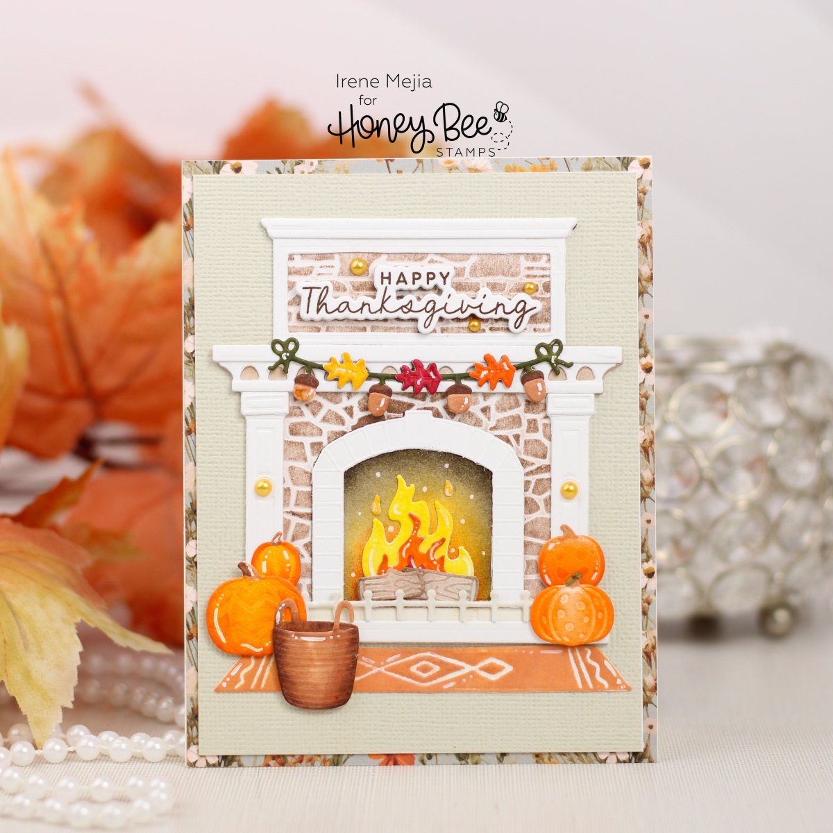 Blessings Of Fall - 4x6 Photopolymer Stamp Set - Honey Bee Stamps